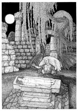 Lilith - Illustration aus Grey Edition 7 - (c) wintermute / christiane lieke